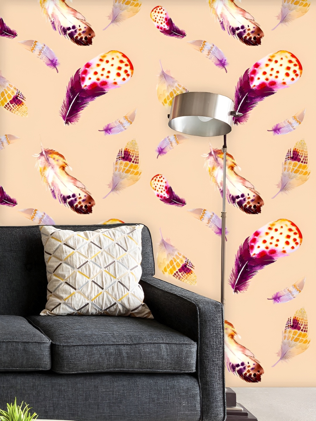 ArtzFolio Printed UV-Resistant Anti-Bacterial Watercolor Birds Feathers Peel & Stick Wallpaper, Multi
ArtzFolio Printed UV-Resistant Anti-Bacterial Watercolor Birds Feathers Peel & Stick Wallpaper, Multi