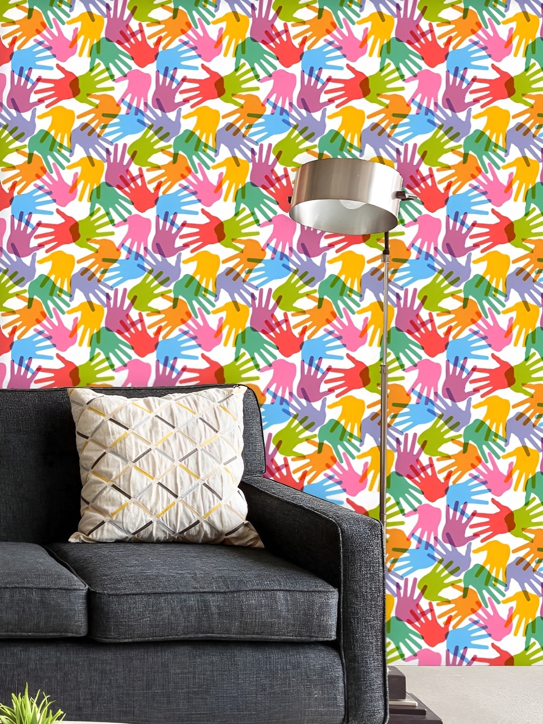 ArtzFolio Printed UV-Resistant Anti-Bacterial HandprintPeel & Stick Wallpaper, Multi
ArtzFolio Printed UV-Resistant Anti-Bacterial HandprintPeel & Stick Wallpaper, Multi