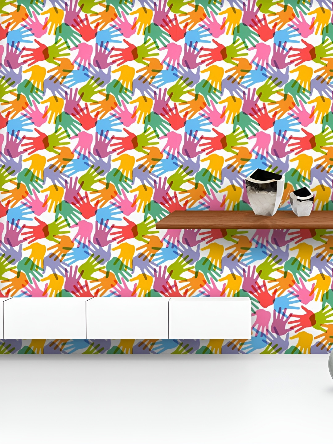 ArtzFolio Printed UV-Resistant Anti-Bacterial HandprintPeel & Stick Wallpaper, Multi
ArtzFolio Printed UV-Resistant Anti-Bacterial HandprintPeel & Stick Wallpaper, Multi