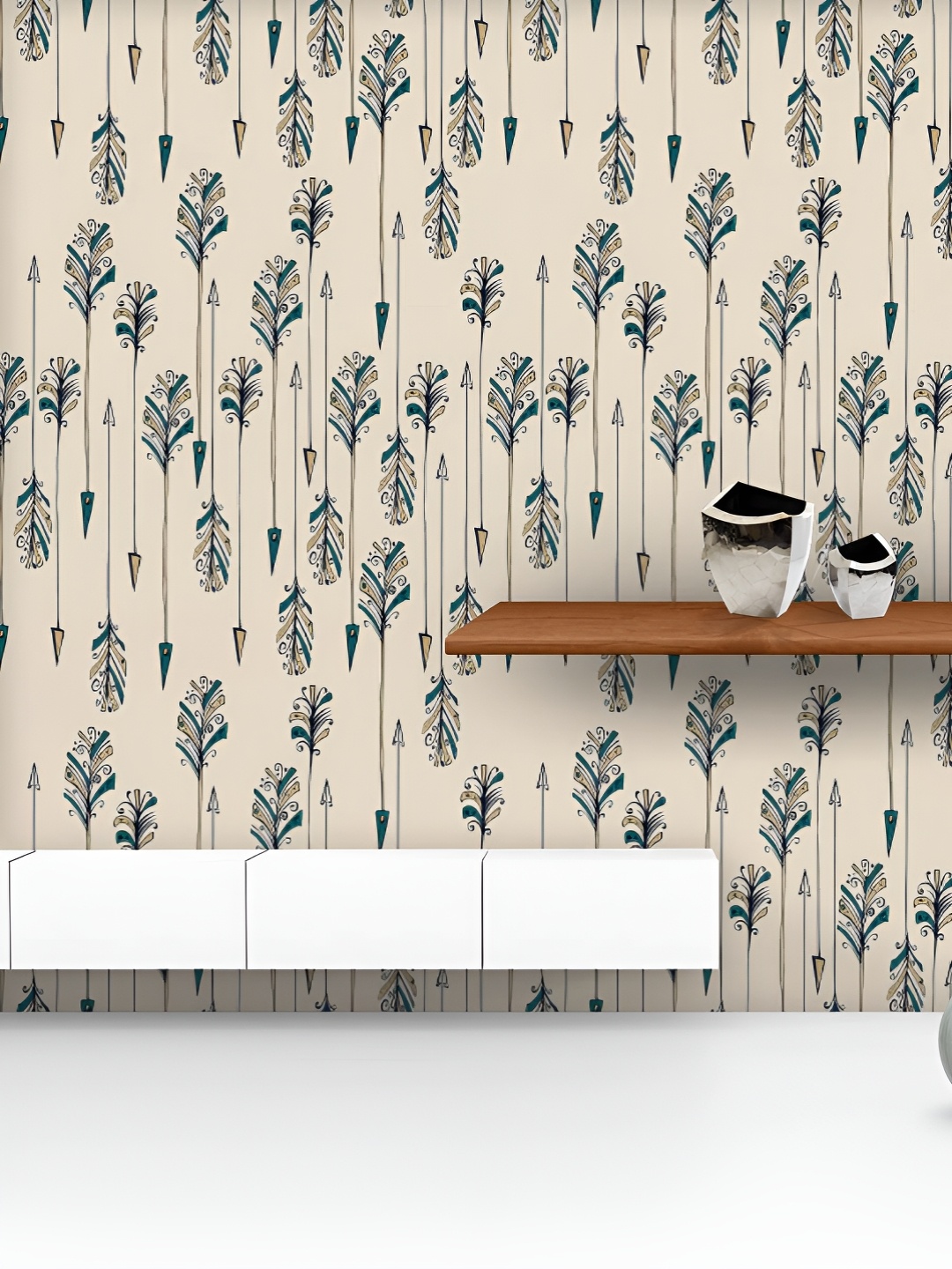 ArtzFolio Printed UV-Resistant Anti-Bacterial Abstract Feather Arrows Peel & Stick Wallpaper, Multi
ArtzFolio Printed UV-Resistant Anti-Bacterial Abstract Feather Arrows Peel & Stick Wallpaper, Multi