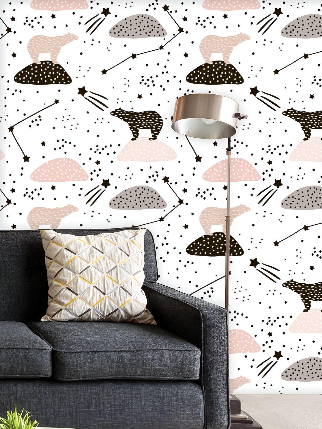 ArtzFolio Printed UV-Resistant Anti-Bacterial Polar Bears Constellations Peel & Stick Wallpaper, Multi
ArtzFolio Printed UV-Resistant Anti-Bacterial Polar Bears Constellations Peel & Stick Wallpaper, Multi