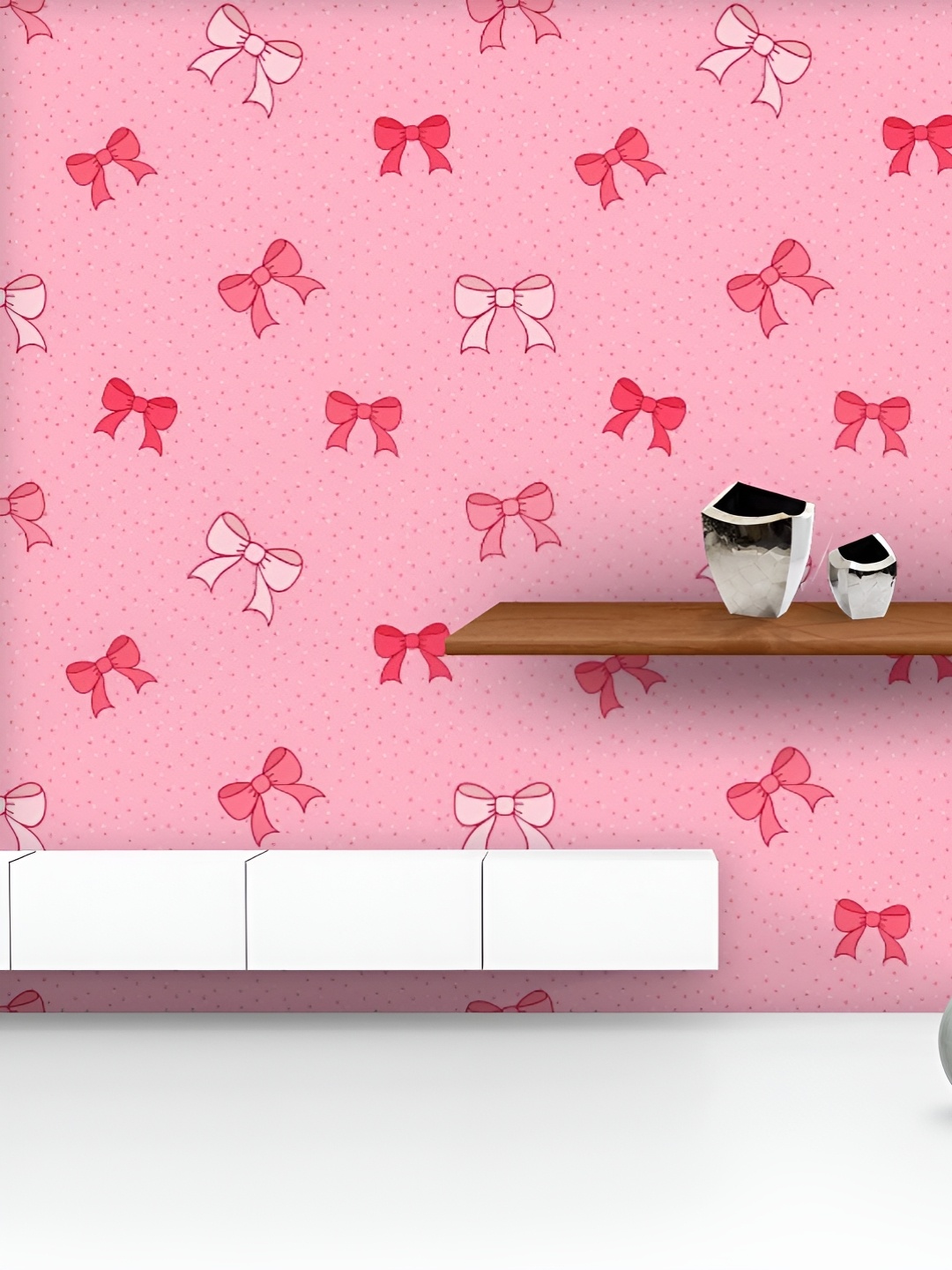 ArtzFolio Printed UV-Resistant Anti-Bacterial Pink BowsPeel & Stick Wallpaper, Multi
ArtzFolio Printed UV-Resistant Anti-Bacterial Pink BowsPeel & Stick Wallpaper, Multi