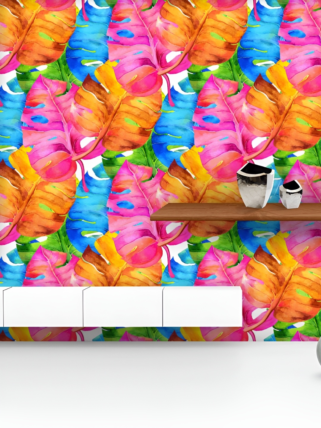 ArtzFolio Printed UV-Resistant Anti-Bacterial Watercolor Colorful Leaves Peel & Stick Wallpaper, Multi
ArtzFolio Printed UV-Resistant Anti-Bacterial Watercolor Colorful Leaves Peel & Stick Wallpaper, Multi