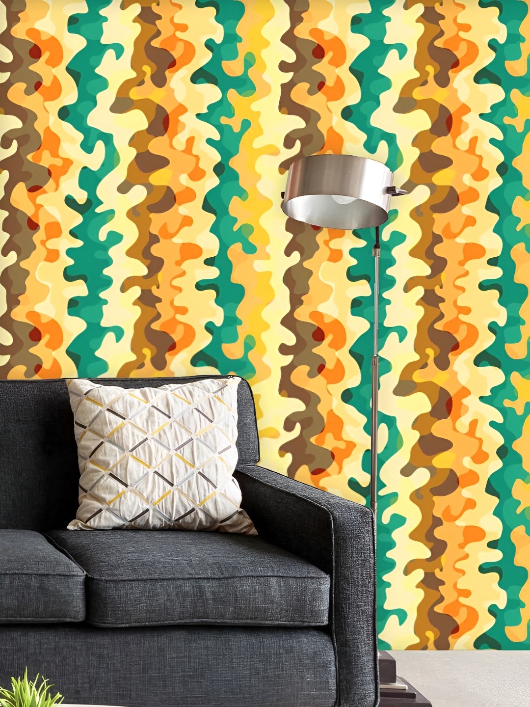 ArtzFolio Printed UV-Resistant Anti-Bacterial Curved LinesPeel & Stick Wallpaper, Multi
ArtzFolio Printed UV-Resistant Anti-Bacterial Curved LinesPeel & Stick Wallpaper, Multi