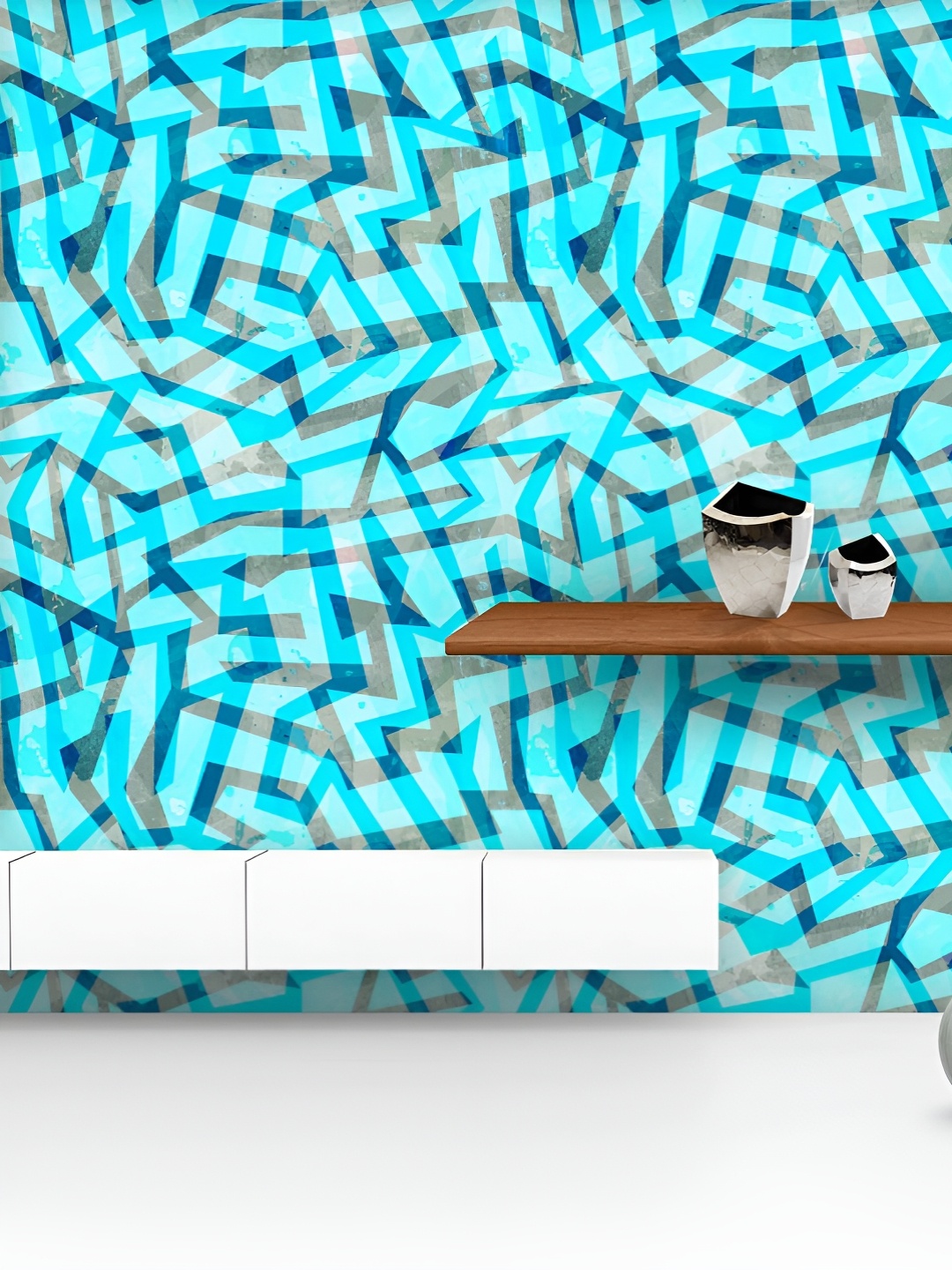 ArtzFolio Printed UV-Resistant Anti-Bacterial Abstract Grunge Blue Maze Peel & Stick Wallpaper, Multi
ArtzFolio Printed UV-Resistant Anti-Bacterial Abstract Grunge Blue Maze Peel & Stick Wallpaper, Multi
