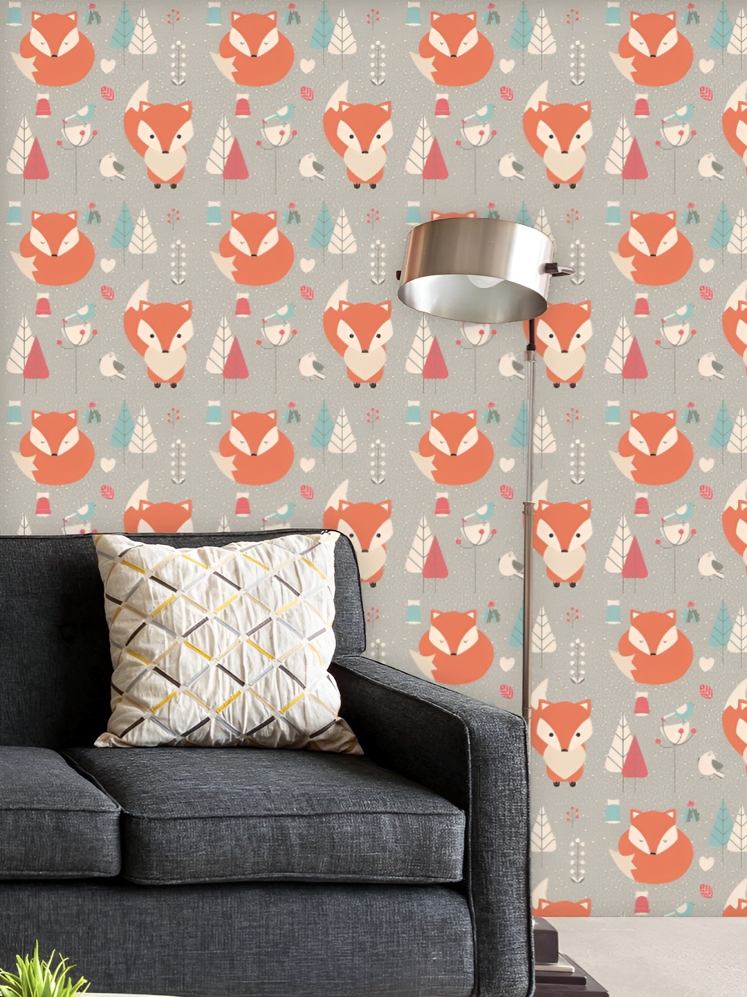 ArtzFolio Printed UV-Resistant Anti-Bacterial Christmas Baby Fox Pattern Peel & Stick Wallpaper, Multi
ArtzFolio Printed UV-Resistant Anti-Bacterial Christmas Baby Fox Pattern Peel & Stick Wallpaper, Multi
