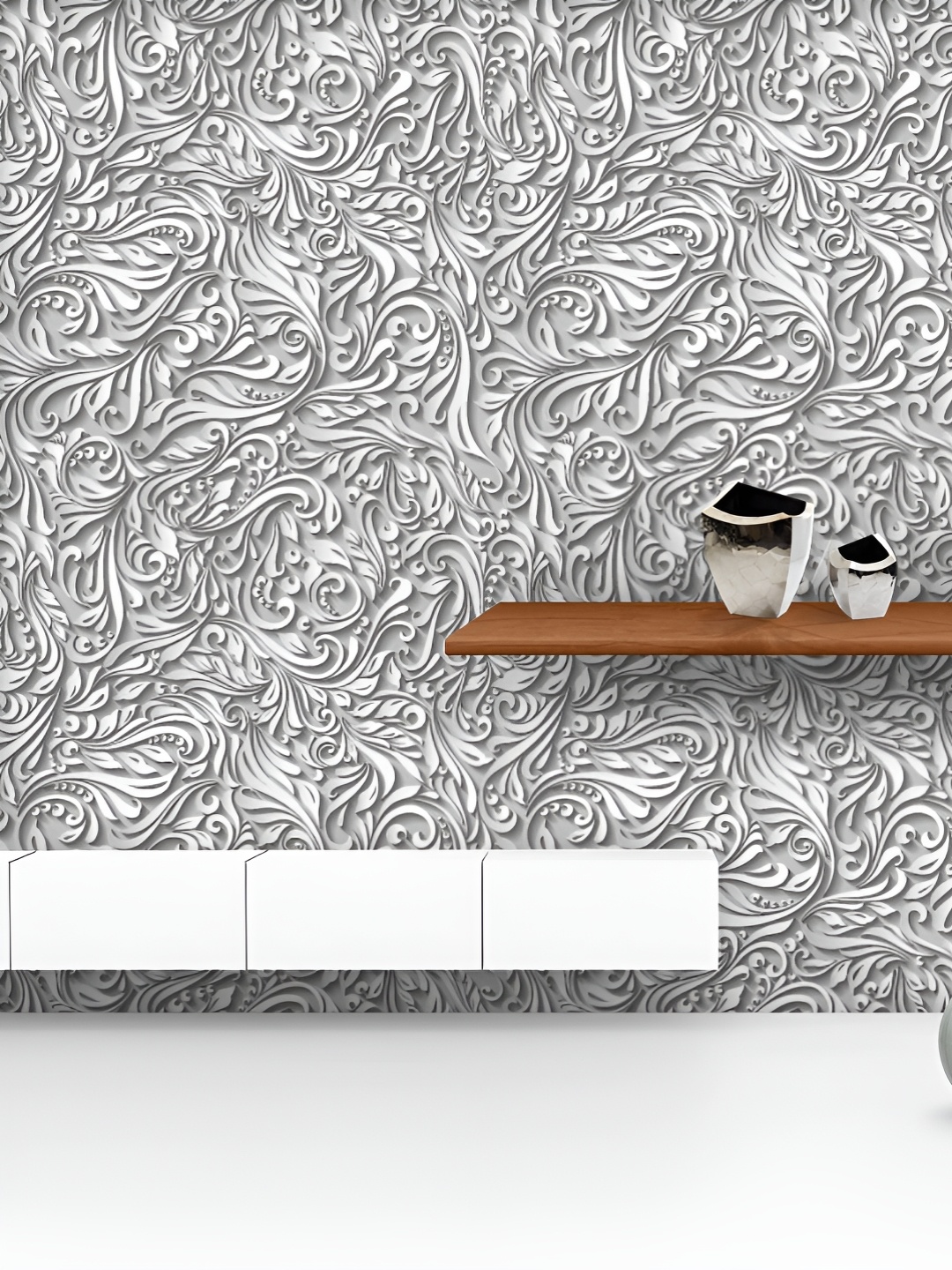 ArtzFolio Printed UV-Resistant Anti-Bacterial Abstract Black Floral Vine Pattern Peel & Stick Wallpaper, Multi
ArtzFolio Printed UV-Resistant Anti-Bacterial Abstract Black Floral Vine Pattern Peel & Stick Wallpaper, Multi