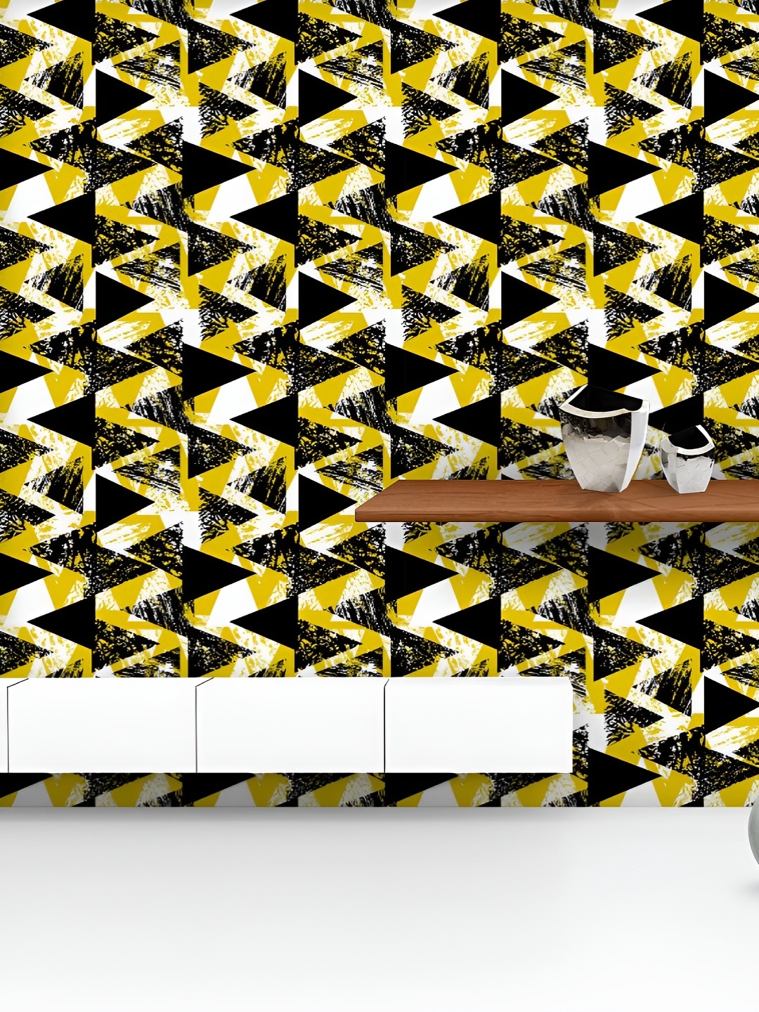 ArtzFolio Printed UV-Resistant Anti-Bacterial Geometrical Behaviour Peel & Stick Wallpaper, Multi
ArtzFolio Printed UV-Resistant Anti-Bacterial Geometrical Behaviour Peel & Stick Wallpaper, Multi