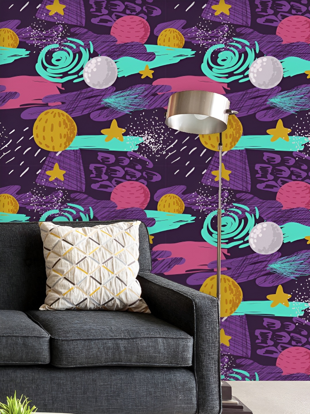 ArtzFolio Printed UV-Resistant Anti-Bacterial Cosmic Space Doodle Peel & Stick Wallpaper, Multi
ArtzFolio Printed UV-Resistant Anti-Bacterial Cosmic Space Doodle Peel & Stick Wallpaper, Multi