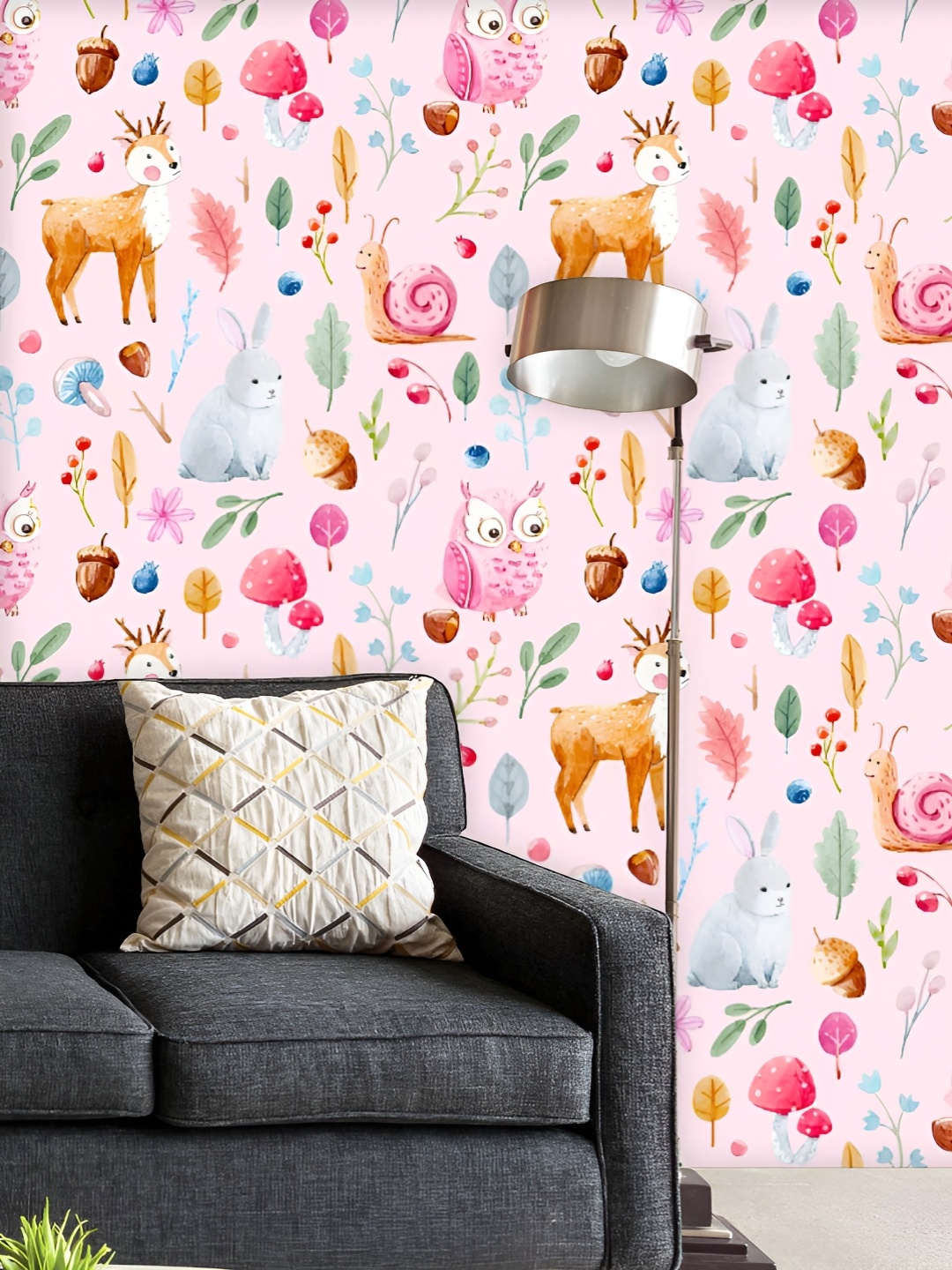 ArtzFolio Printed UV-Resistant Anti-Bacterial Watercolor Animals Plants Peel & Stick Wallpaper, Multi
ArtzFolio Printed UV-Resistant Anti-Bacterial Watercolor Animals Plants Peel & Stick Wallpaper, Multi