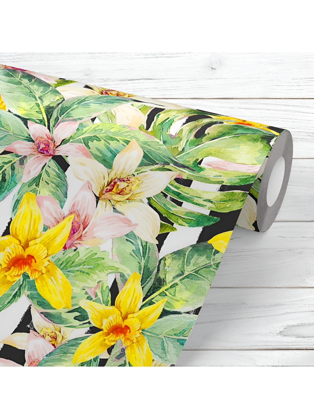 ArtzFolio Printed UV-Resistant Anti-Bacterial Watercolor Floral Leaves Peel & Stick Wallpaper, Multi
ArtzFolio Printed UV-Resistant Anti-Bacterial Watercolor Floral Leaves Peel & Stick Wallpaper, Multi