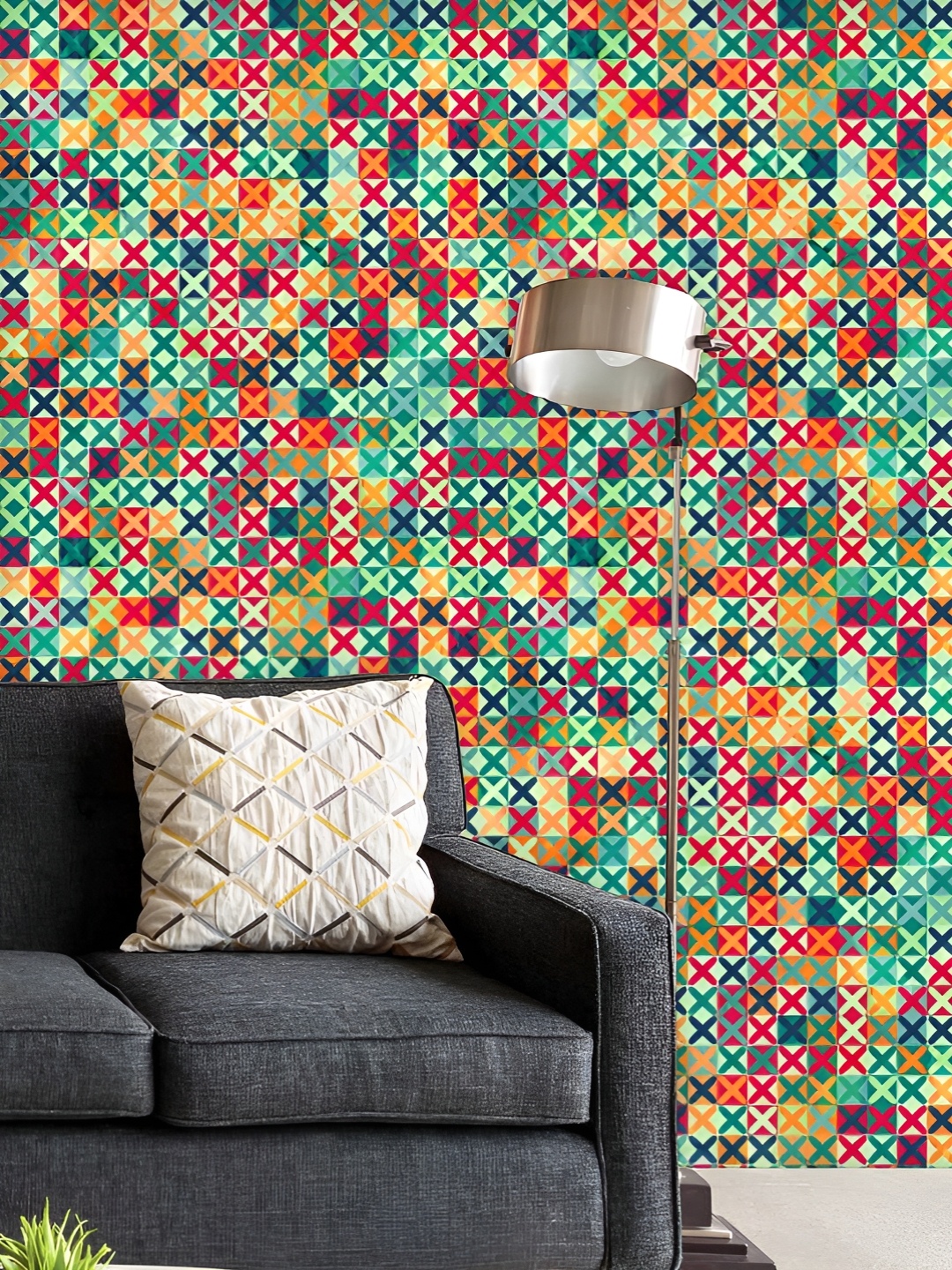 ArtzFolio Printed UV-Resistant Anti-Bacterial Colored CrossesPeel & Stick Wallpaper, Multi
ArtzFolio Printed UV-Resistant Anti-Bacterial Colored CrossesPeel & Stick Wallpaper, Multi