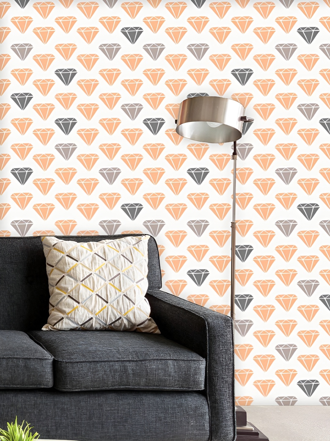 ArtzFolio Printed UV-Resistant Anti-Bacterial Diamonds Pattern Peel & Stick Wallpaper, Multi
ArtzFolio Printed UV-Resistant Anti-Bacterial Diamonds Pattern Peel & Stick Wallpaper, Multi