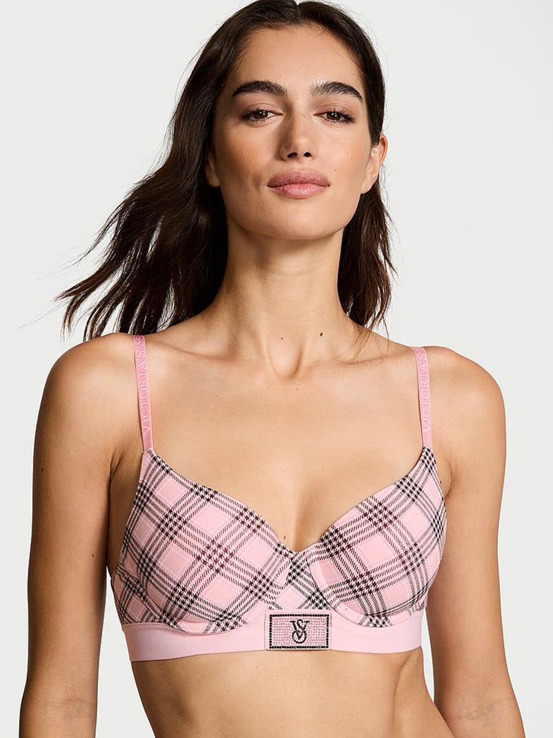 Victoria's Secret Cotton Medium Coverage Underwired Lightly Padded Cut and Sew T-shirt Bra, Pink
Victoria's Secret Cotton Medium Coverage Underwired Lightly Padded Cut and Sew T-shirt Bra, Pink
