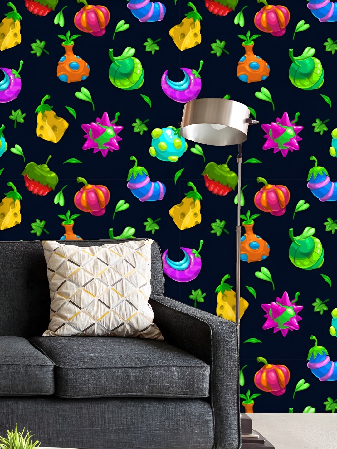 ArtzFolio Printed UV-Resistant Anti-Bacterial Funny FruitsPeel & Stick Wallpaper, Multi
ArtzFolio Printed UV-Resistant Anti-Bacterial Funny FruitsPeel & Stick Wallpaper, Multi