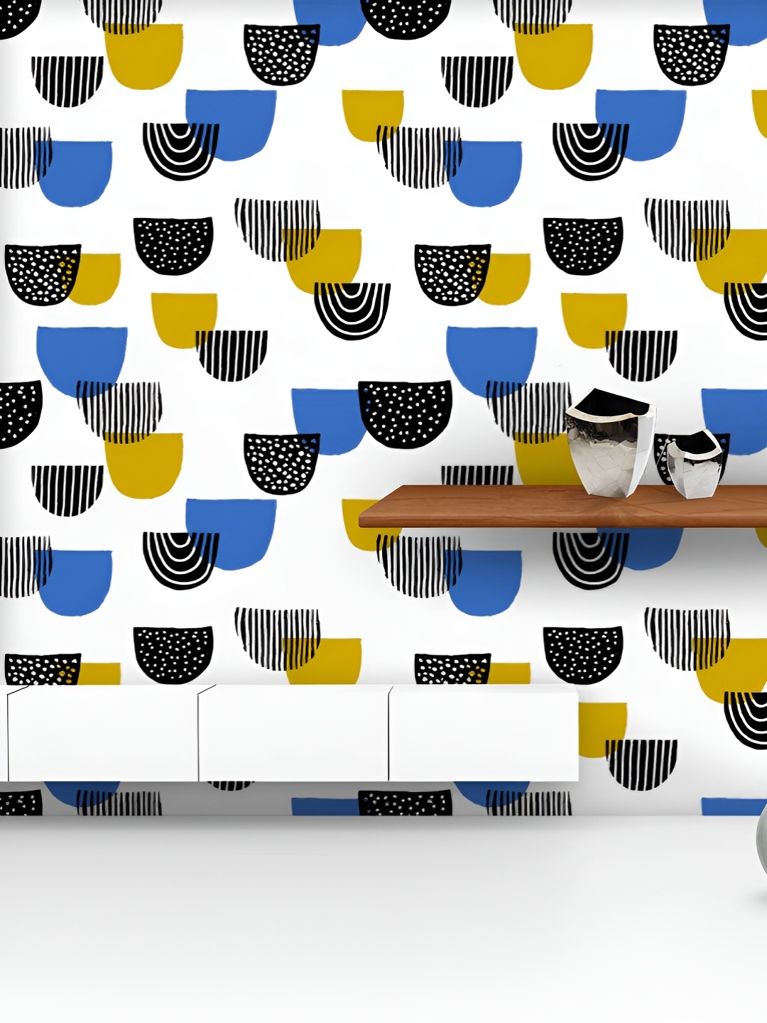 ArtzFolio Printed UV-Resistant Anti-Bacterial Colorful Geometric Shapes Peel & Stick Wallpaper, Multi
ArtzFolio Printed UV-Resistant Anti-Bacterial Colorful Geometric Shapes Peel & Stick Wallpaper, Multi