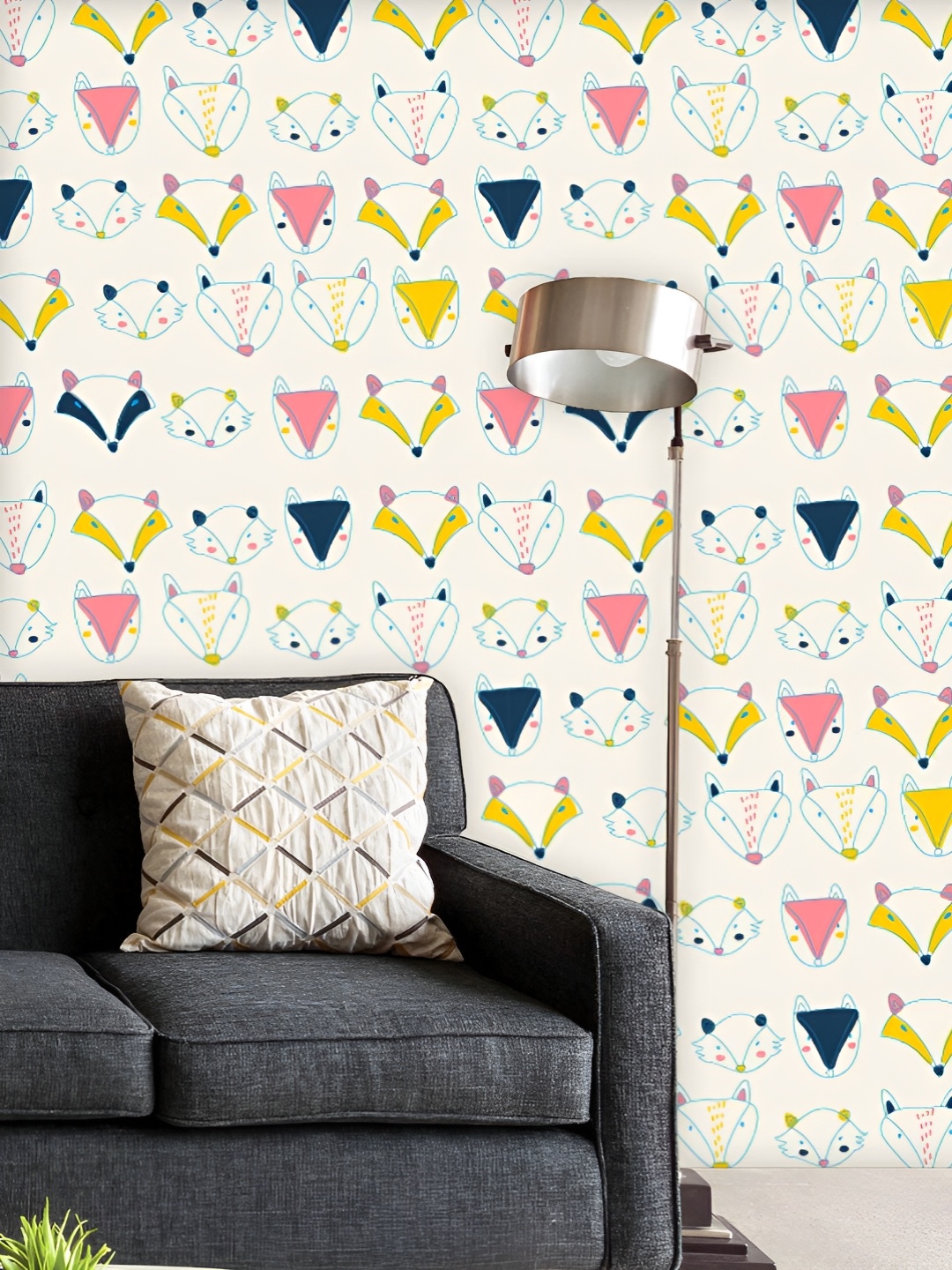 ArtzFolio Printed UV-Resistant Anti-Bacterial Cute Foxes Peel & Stick Wallpaper, Multi
ArtzFolio Printed UV-Resistant Anti-Bacterial Cute Foxes Peel & Stick Wallpaper, Multi
