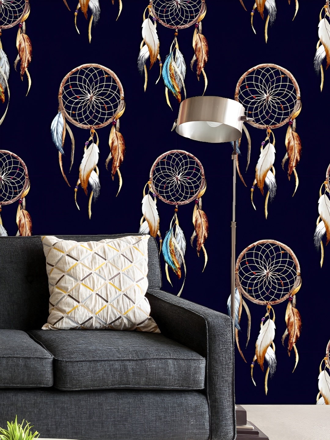 ArtzFolio Printed UV-Resistant Anti-Bacterial Watercolor Dreamcatcher Peel & Stick Wallpaper, Multi
ArtzFolio Printed UV-Resistant Anti-Bacterial Watercolor Dreamcatcher Peel & Stick Wallpaper, Multi
