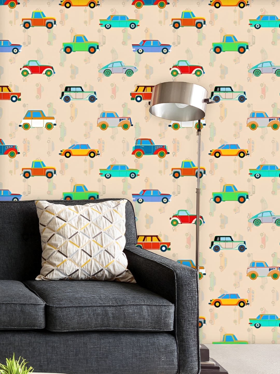 ArtzFolio Printed UV-Resistant Anti-Bacterial Cute Car Pattern Peel & Stick Wallpaper, Multi
ArtzFolio Printed UV-Resistant Anti-Bacterial Cute Car Pattern Peel & Stick Wallpaper, Multi
