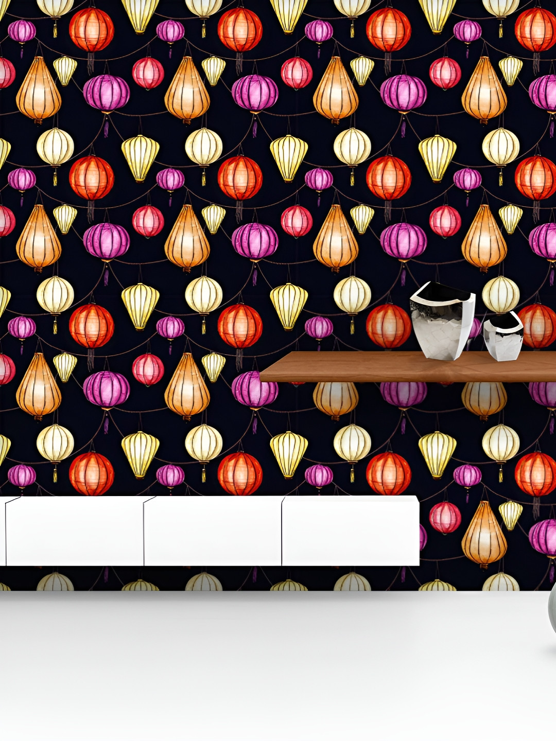 ArtzFolio Printed UV-Resistant Anti-Bacterial Watercolor Chinese Lantern Peel & Stick Wallpaper, Multi
ArtzFolio Printed UV-Resistant Anti-Bacterial Watercolor Chinese Lantern Peel & Stick Wallpaper, Multi