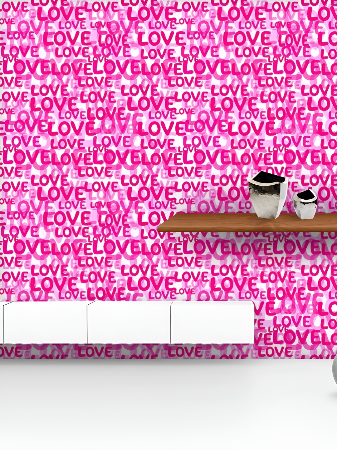 ArtzFolio Printed UV-Resistant Anti-Bacterial Love Word Pattern Peel & Stick Wallpaper, Multi
ArtzFolio Printed UV-Resistant Anti-Bacterial Love Word Pattern Peel & Stick Wallpaper, Multi