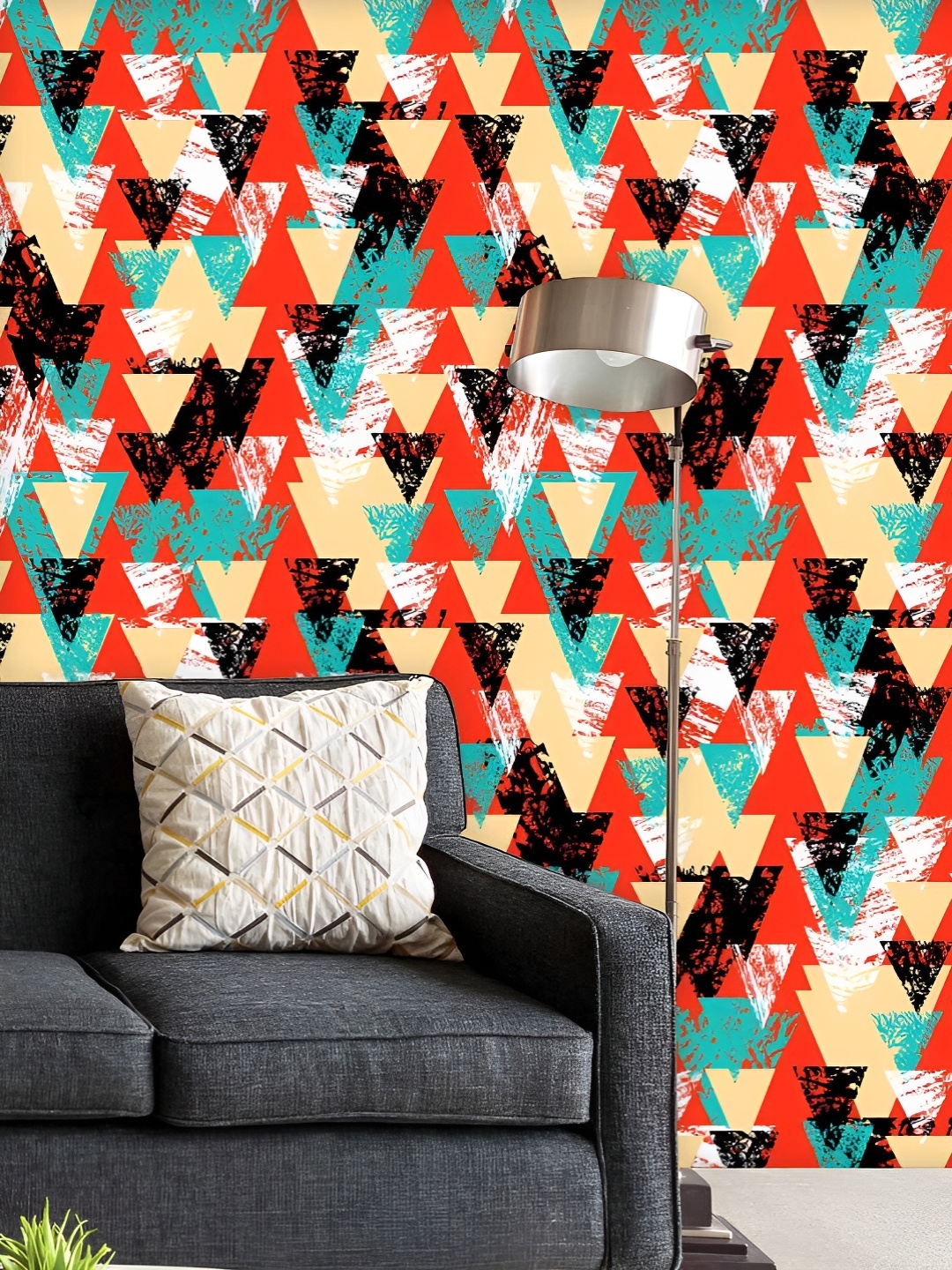 ArtzFolio Printed UV-Resistant Anti-Bacterial Triangled Peel & Stick Wallpaper, Multi
ArtzFolio Printed UV-Resistant Anti-Bacterial Triangled Peel & Stick Wallpaper, Multi