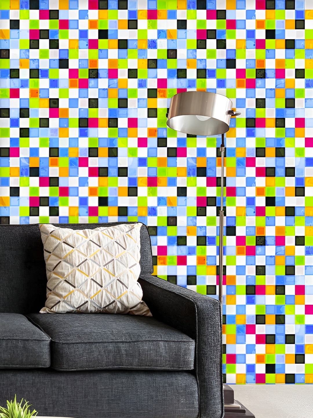 ArtzFolio Printed UV-Resistant Anti-Bacterial Grunge Squares Peel & Stick Wallpaper, Multi
ArtzFolio Printed UV-Resistant Anti-Bacterial Grunge Squares Peel & Stick Wallpaper, Multi