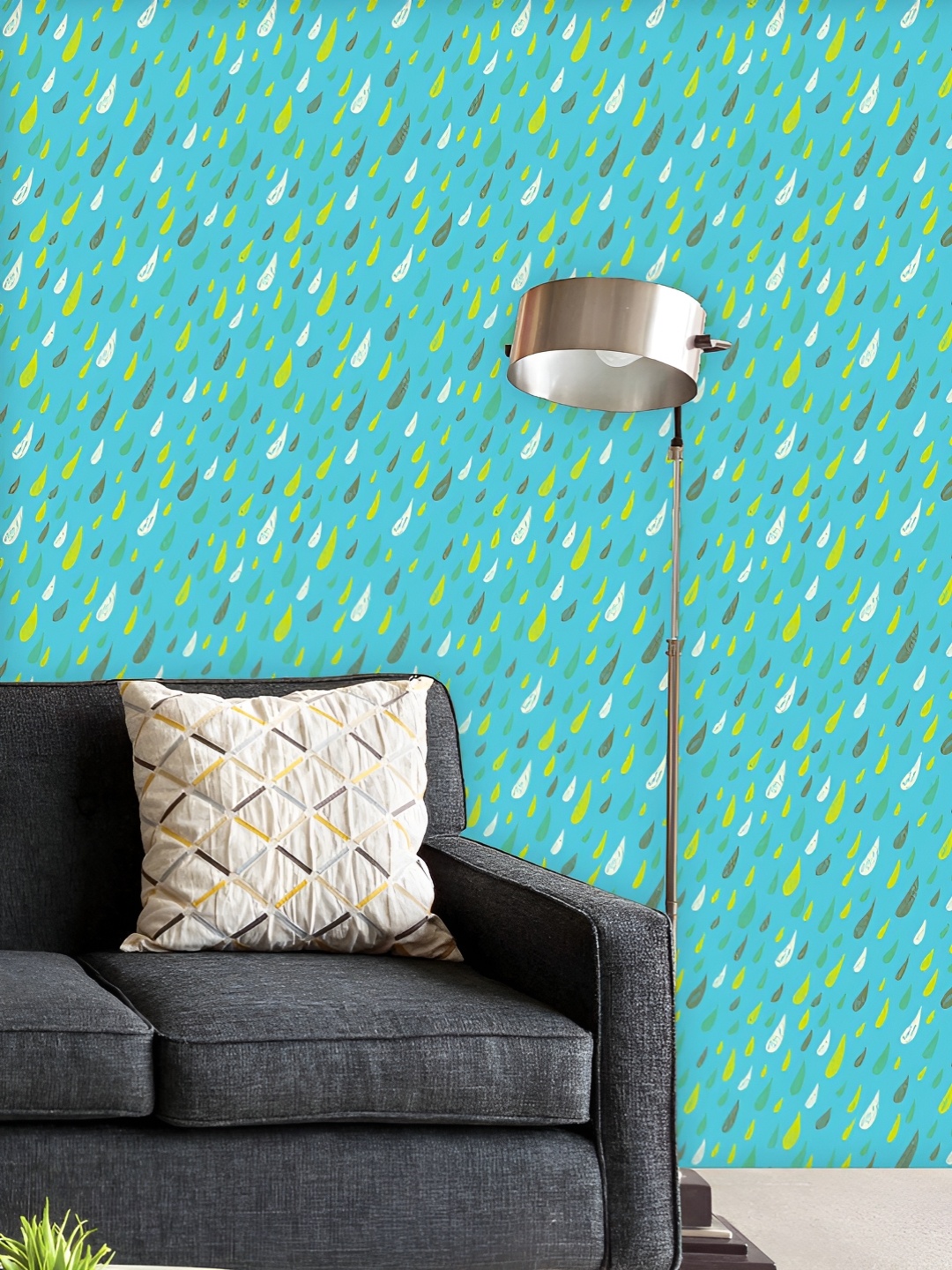ArtzFolio Printed UV-Resistant Anti-Bacterial Childish Colored Rains Peel & Stick Wallpaper, Multi
ArtzFolio Printed UV-Resistant Anti-Bacterial Childish Colored Rains Peel & Stick Wallpaper, Multi