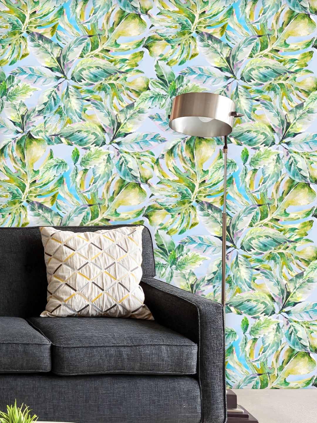 ArtzFolio Printed UV-Resistant Anti-Bacterial Watercolor Summer Leaves Peel & Stick Wallpaper, Multi
ArtzFolio Printed UV-Resistant Anti-Bacterial Watercolor Summer Leaves Peel & Stick Wallpaper, Multi