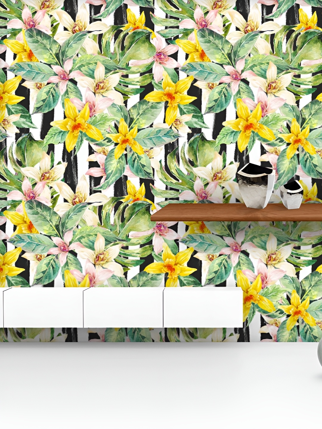 ArtzFolio Printed UV-Resistant Anti-Bacterial Watercolor Floral Leaves Peel & Stick Wallpaper, Multi
ArtzFolio Printed UV-Resistant Anti-Bacterial Watercolor Floral Leaves Peel & Stick Wallpaper, Multi