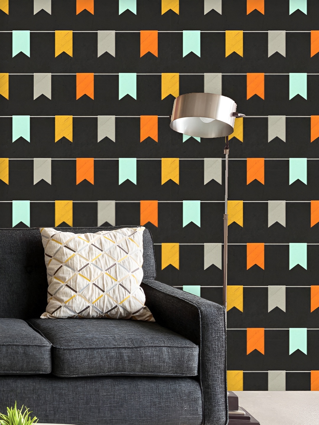 ArtzFolio Printed UV-Resistant Anti-Bacterial Geometric Pattern Peel & Stick Wallpaper, Multi
ArtzFolio Printed UV-Resistant Anti-Bacterial Geometric Pattern Peel & Stick Wallpaper, Multi