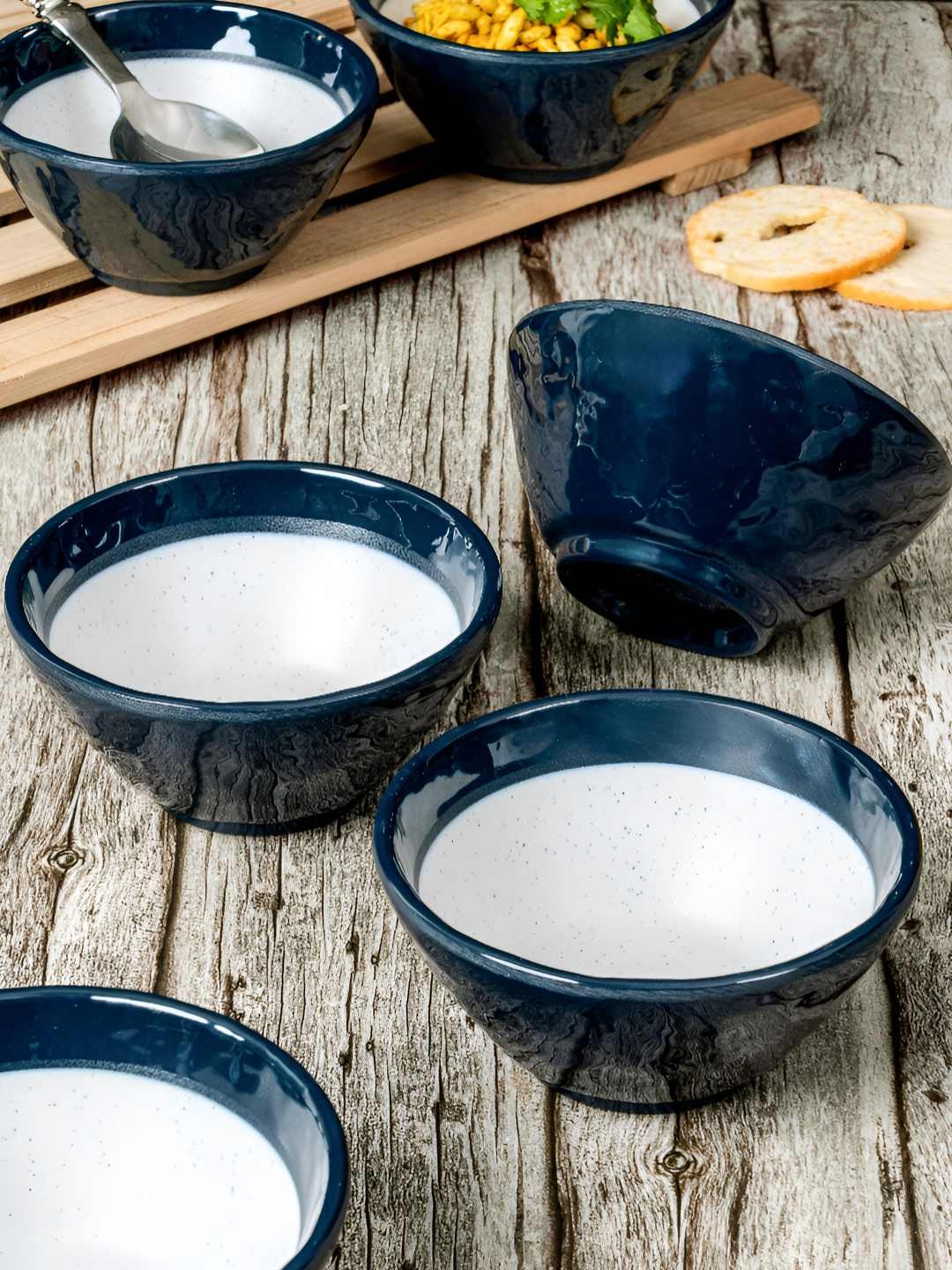 Servewell White & Blue 6 Pieces Printed Melamine Glossy Dishwasher Safe Serving Bowl
Servewell White & Blue 6 Pieces Printed Melamine Glossy Dishwasher Safe Serving Bowl