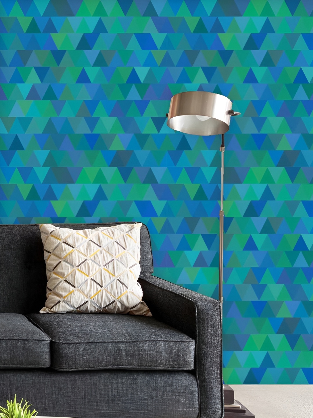 ArtzFolio Printed UV-Resistant Anti-Bacterial Creative Triangles Peel & Stick Wallpaper, Multi
ArtzFolio Printed UV-Resistant Anti-Bacterial Creative Triangles Peel & Stick Wallpaper, Multi