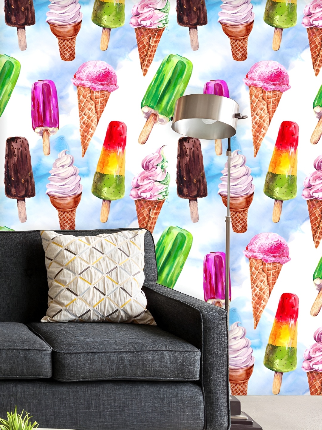 ArtzFolio Printed UV-Resistant Anti-Bacterial Watercolor Ice Cream Peel & Stick Wallpaper, Multi
ArtzFolio Printed UV-Resistant Anti-Bacterial Watercolor Ice Cream Peel & Stick Wallpaper, Multi