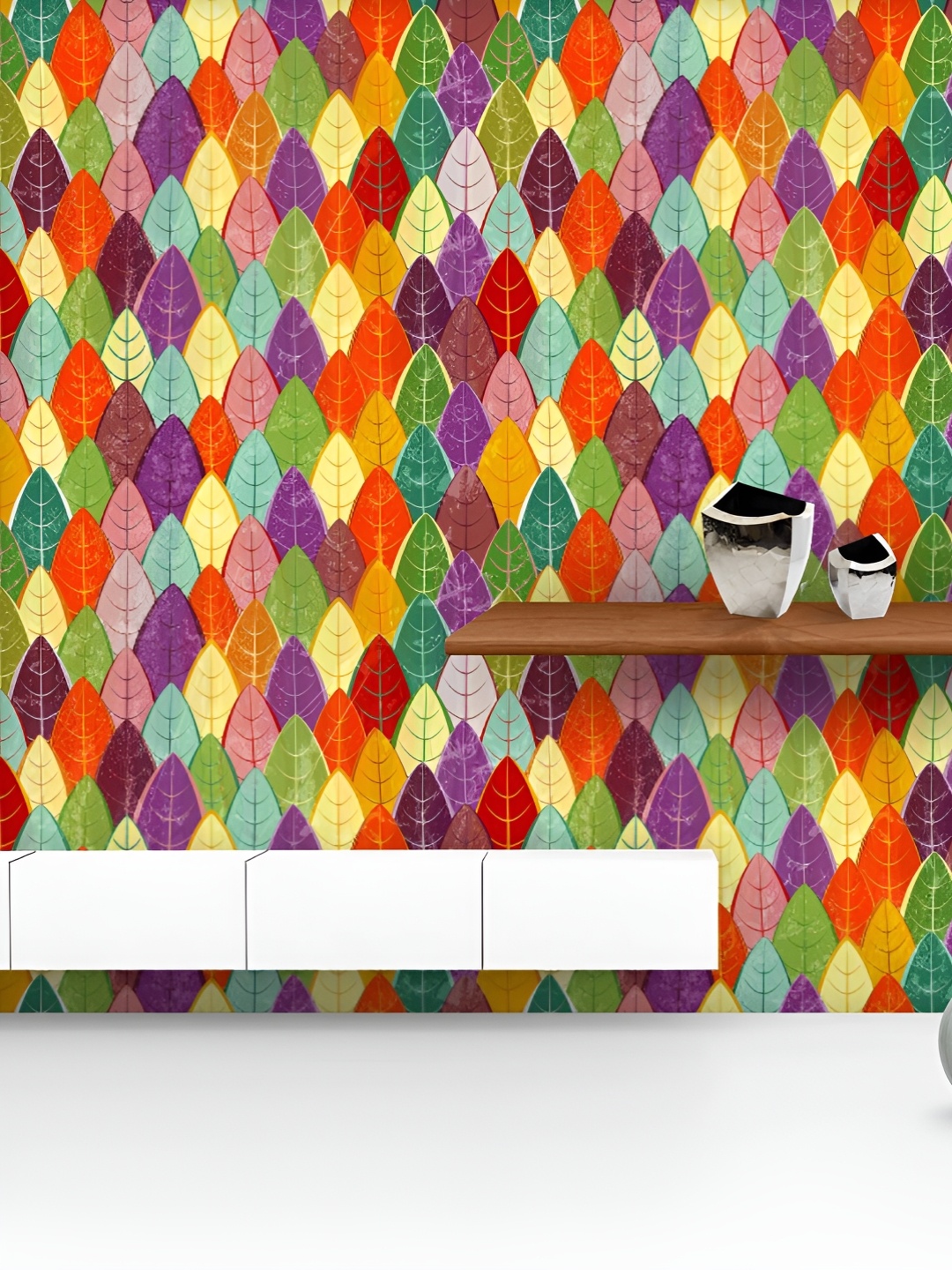ArtzFolio Printed UV-Resistant Anti-Bacterial Colored Autumn Leaves Peel & Stick Wallpaper, Multi
ArtzFolio Printed UV-Resistant Anti-Bacterial Colored Autumn Leaves Peel & Stick Wallpaper, Multi