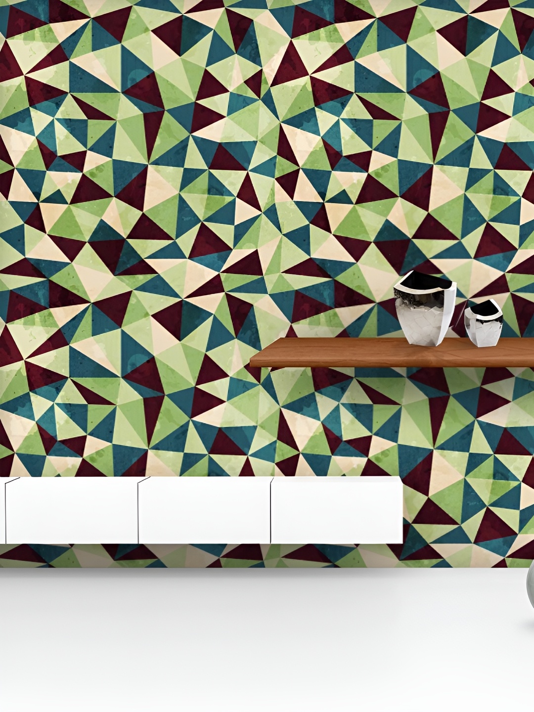 ArtzFolio Printed UV-Resistant Anti-Bacterial Grunge Triangle Peel & Stick Wallpaper, Multi
ArtzFolio Printed UV-Resistant Anti-Bacterial Grunge Triangle Peel & Stick Wallpaper, Multi