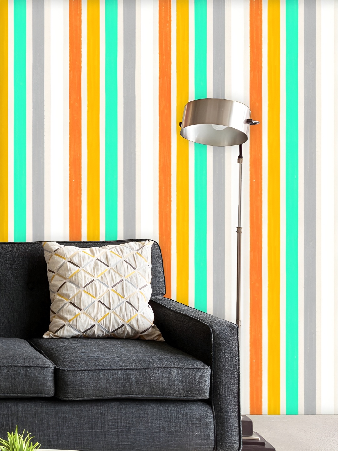 ArtzFolio Printed UV-Resistant Anti-Bacterial Hand-Drawn Colorful Stripes Peel & Stick Wallpaper, Multi
ArtzFolio Printed UV-Resistant Anti-Bacterial Hand-Drawn Colorful Stripes Peel & Stick Wallpaper, Multi