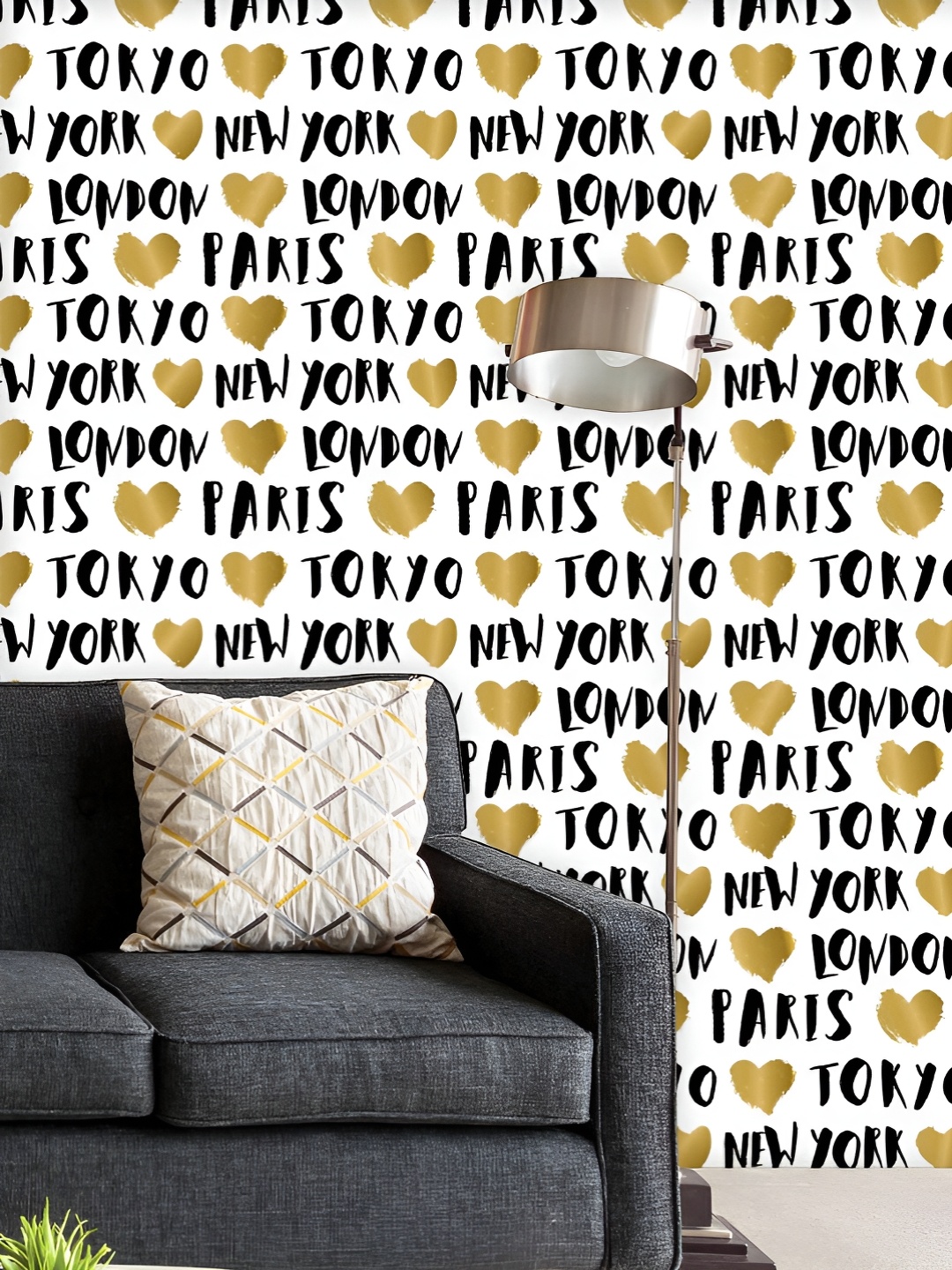 ArtzFolio Printed UV-Resistant Anti-Bacterial Typographic City Names Pattern Peel & Stick Wallpaper, Multi
ArtzFolio Printed UV-Resistant Anti-Bacterial Typographic City Names Pattern Peel & Stick Wallpaper, Multi