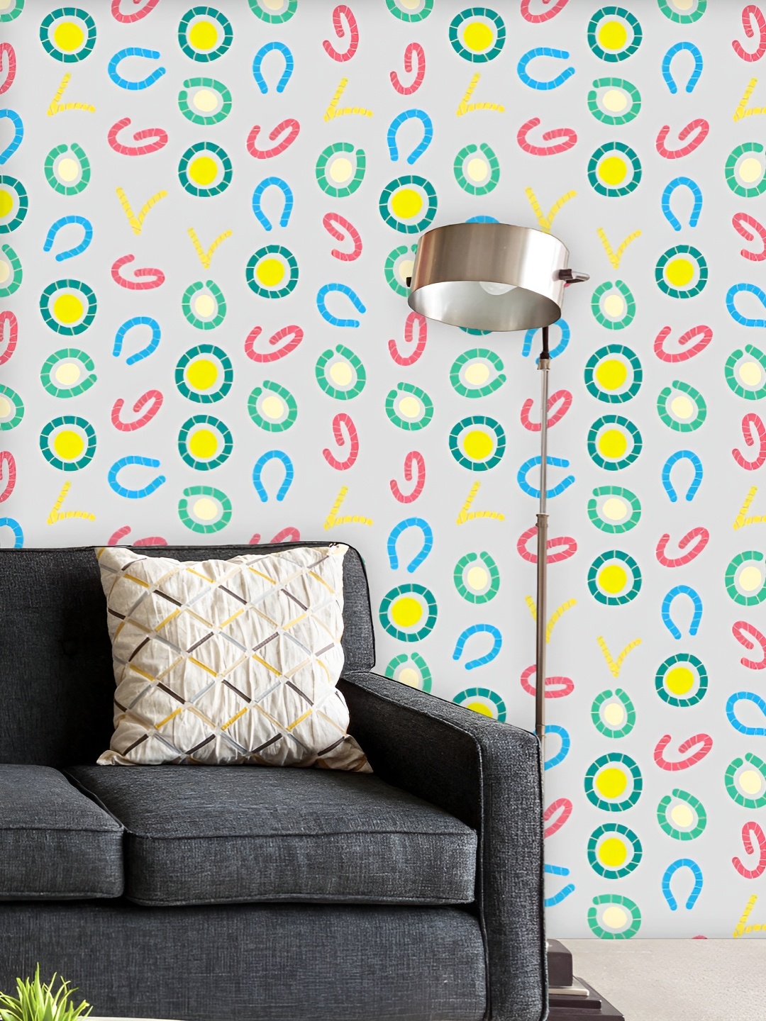 ArtzFolio Printed UV-Resistant Anti-Bacterial Colorful Abstract Elements Peel & Stick Wallpaper, Multi
ArtzFolio Printed UV-Resistant Anti-Bacterial Colorful Abstract Elements Peel & Stick Wallpaper, Multi
