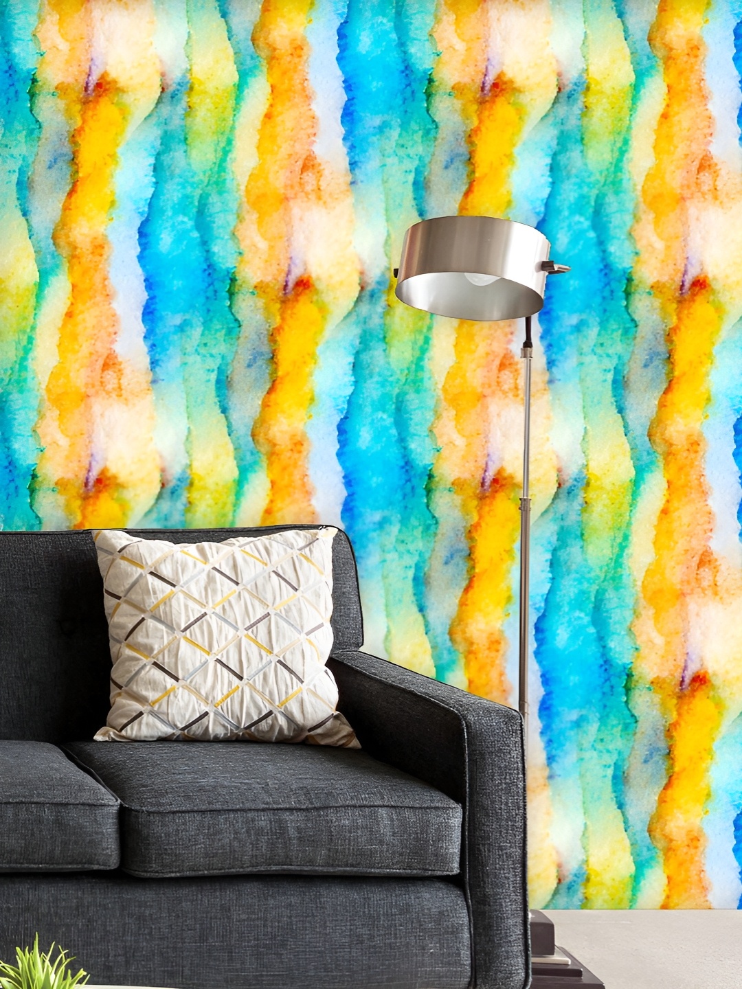 ArtzFolio Printed UV-Resistant Anti-Bacterial Watercolor Doodles Peel & Stick Wallpaper, Multi
ArtzFolio Printed UV-Resistant Anti-Bacterial Watercolor Doodles Peel & Stick Wallpaper, Multi