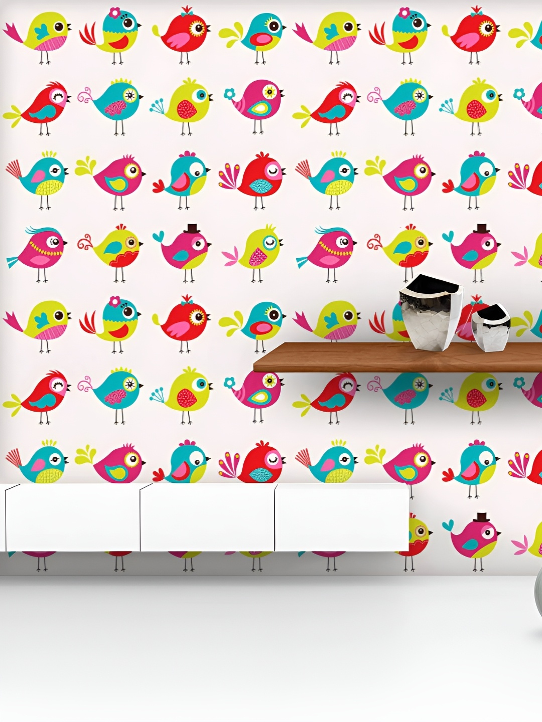 ArtzFolio Printed UV-Resistant Anti-Bacterial Colourful Chirping Birds Peel & Stick Wallpaper, Multi
ArtzFolio Printed UV-Resistant Anti-Bacterial Colourful Chirping Birds Peel & Stick Wallpaper, Multi