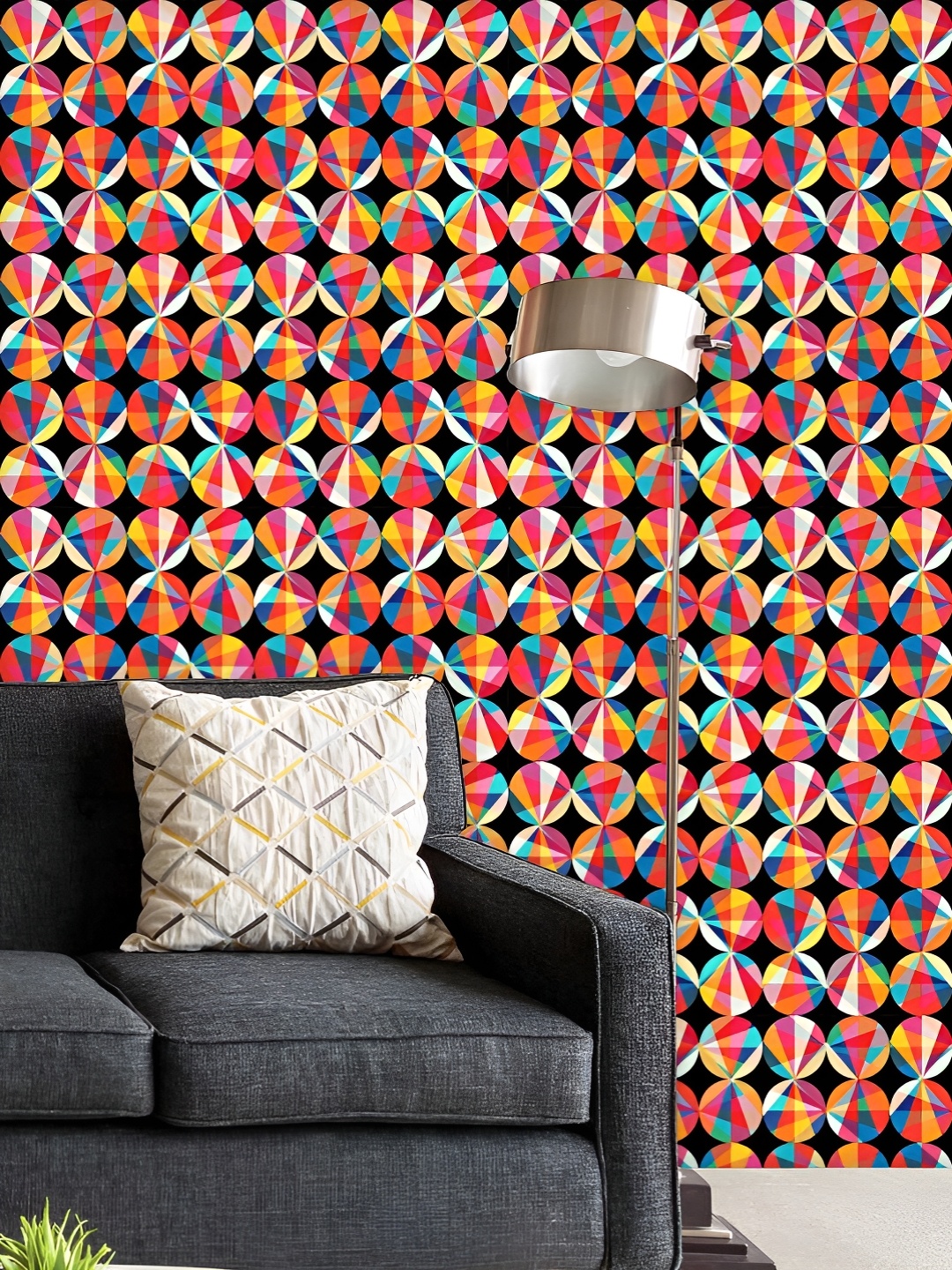 ArtzFolio Printed UV-Resistant Anti-Bacterial Geometric Ornament Peel & Stick Wallpaper, Multi
ArtzFolio Printed UV-Resistant Anti-Bacterial Geometric Ornament Peel & Stick Wallpaper, Multi
