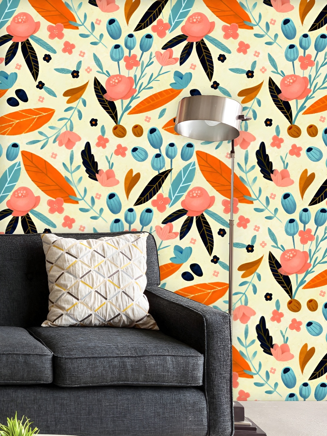 ArtzFolio Printed UV-Resistant Anti-Bacterial Floral Botanical Pattern Peel & Stick Wallpaper, Multi
ArtzFolio Printed UV-Resistant Anti-Bacterial Floral Botanical Pattern Peel & Stick Wallpaper, Multi