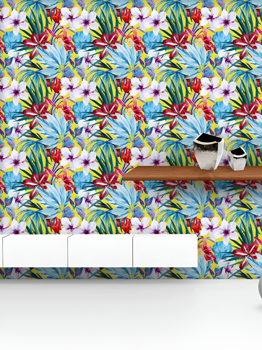ArtzFolio Printed UV-Resistant Anti-Bacterial Watercolor Lily Hibiscus Peel & Stick Wallpaper, Multi
ArtzFolio Printed UV-Resistant Anti-Bacterial Watercolor Lily Hibiscus Peel & Stick Wallpaper, Multi