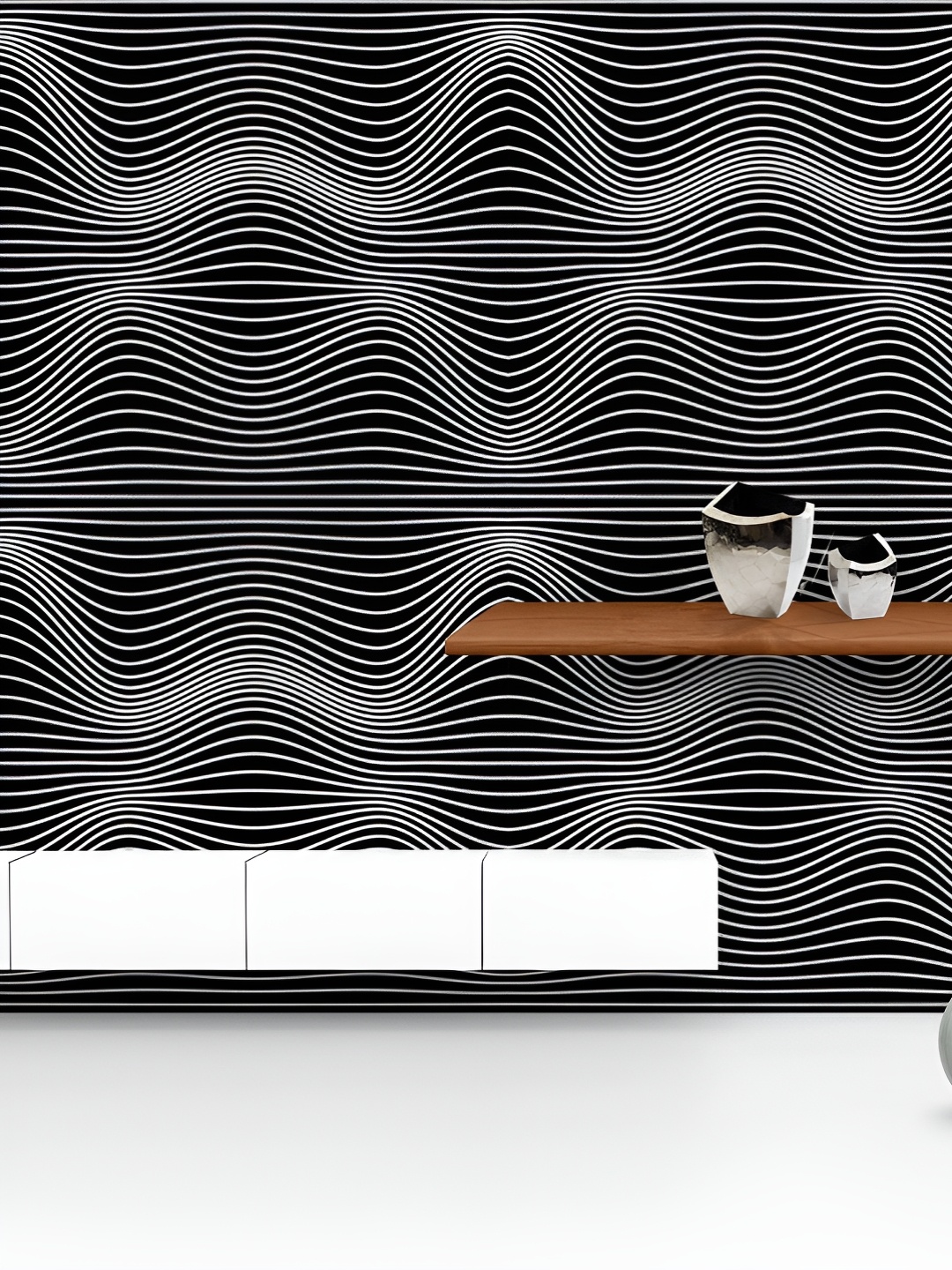 ArtzFolio Printed UV-Resistant Anti-Bacterial Black White D Waves Peel & Stick Wallpaper, Multi
ArtzFolio Printed UV-Resistant Anti-Bacterial Black White D Waves Peel & Stick Wallpaper, Multi