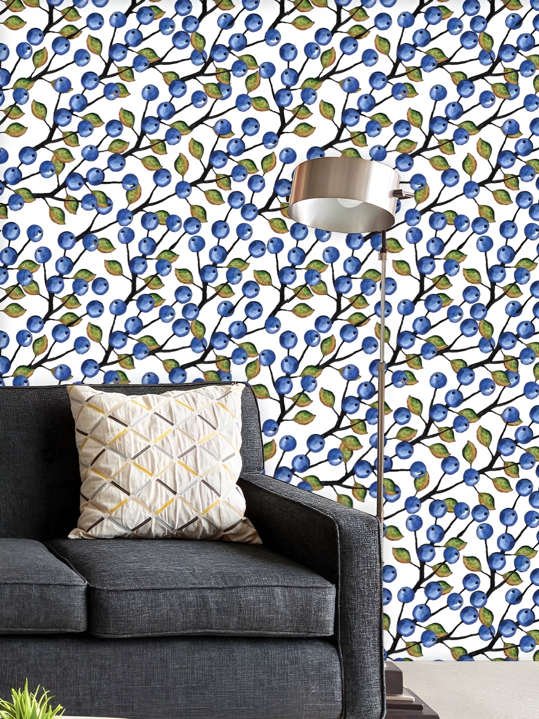 ArtzFolio Printed UV-Resistant Anti-Bacterial Blueberries AroundPeel & Stick Wallpaper, Multi
ArtzFolio Printed UV-Resistant Anti-Bacterial Blueberries AroundPeel & Stick Wallpaper, Multi