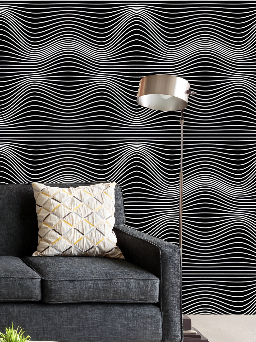 ArtzFolio Printed UV-Resistant Anti-Bacterial Black White D Waves Peel & Stick Wallpaper, Multi
ArtzFolio Printed UV-Resistant Anti-Bacterial Black White D Waves Peel & Stick Wallpaper, Multi