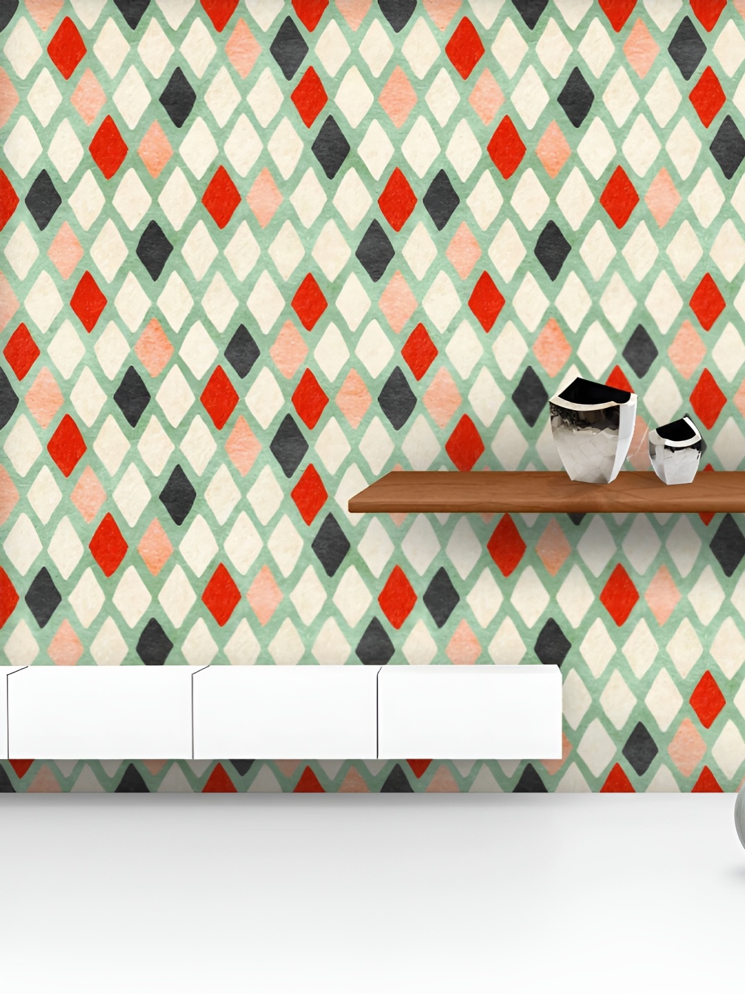 ArtzFolio Printed UV-Resistant Anti-Bacterial Colorful Harlequin Peel & Stick Wallpaper, Multi
ArtzFolio Printed UV-Resistant Anti-Bacterial Colorful Harlequin Peel & Stick Wallpaper, Multi