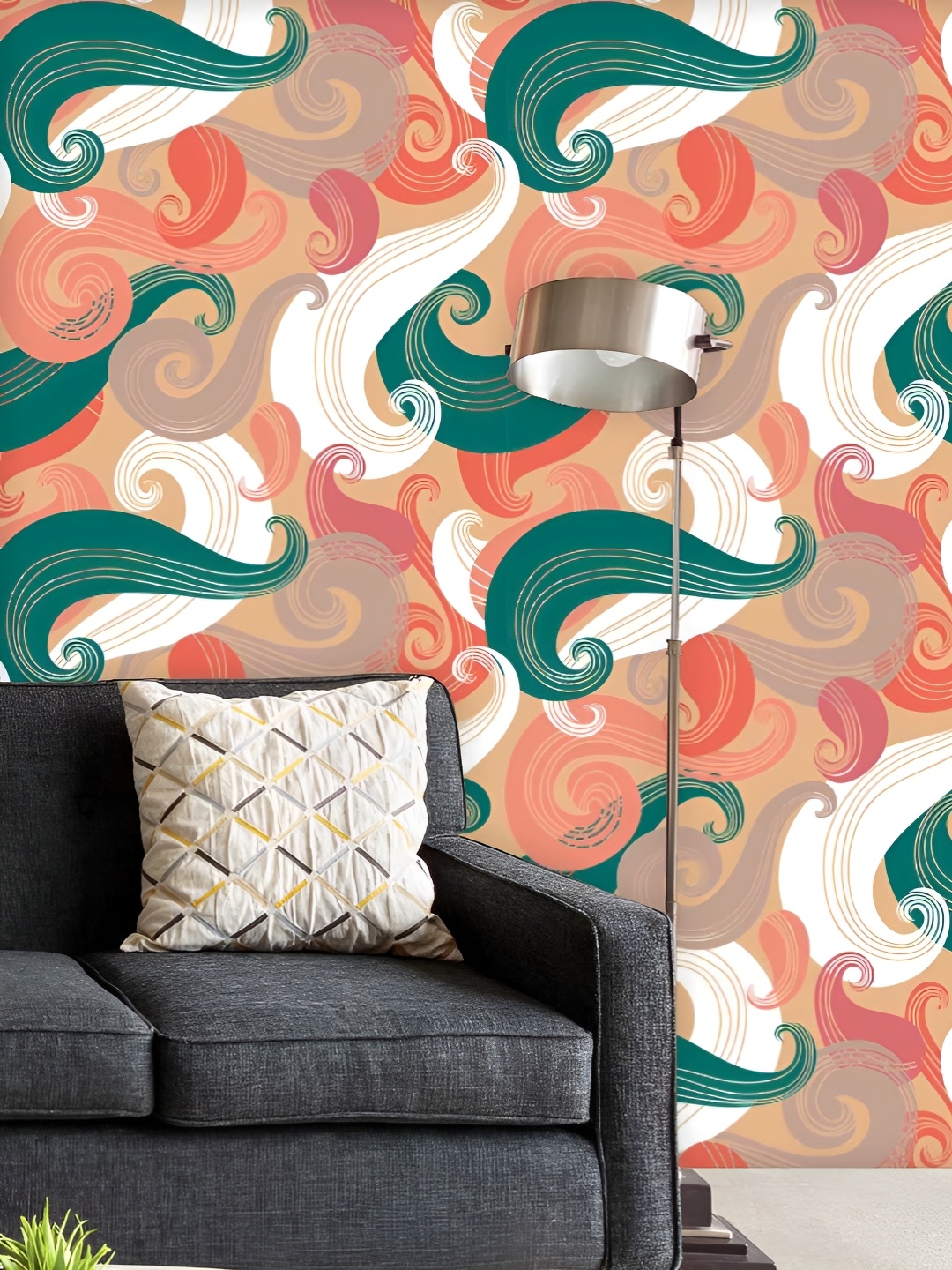 ArtzFolio Printed UV-Resistant Anti-Bacterial Colorful WavePeel & Stick Wallpaper, Multi
ArtzFolio Printed UV-Resistant Anti-Bacterial Colorful WavePeel & Stick Wallpaper, Multi