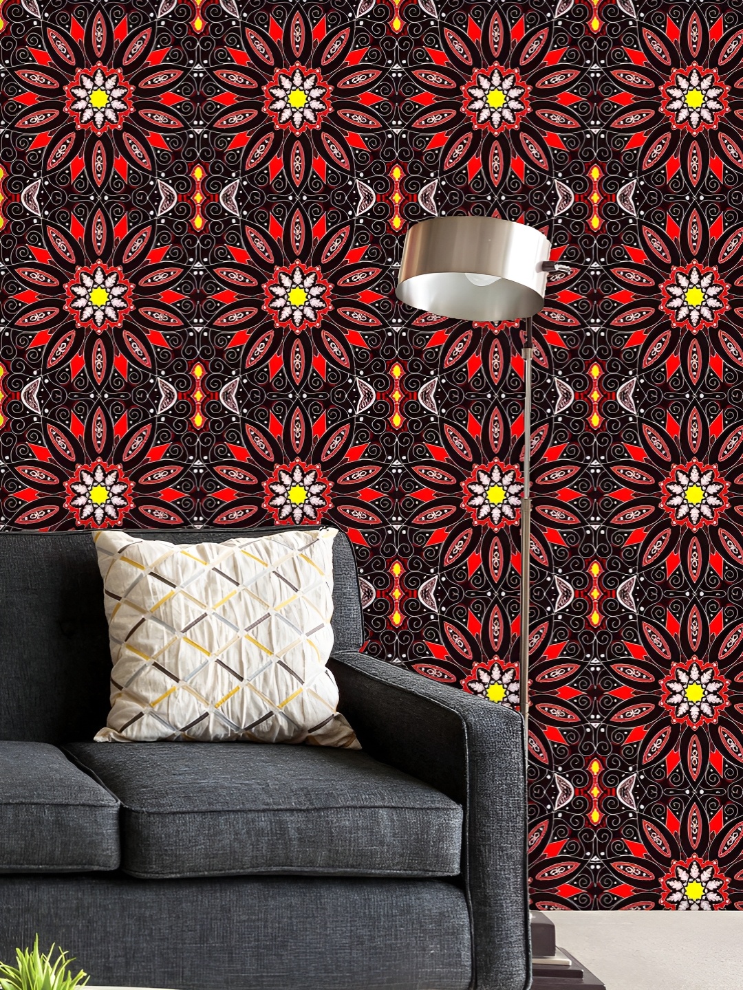 ArtzFolio Printed UV-Resistant Anti-Bacterial Abstract Floral Damask Peel & Stick Wallpaper, Multi
ArtzFolio Printed UV-Resistant Anti-Bacterial Abstract Floral Damask Peel & Stick Wallpaper, Multi